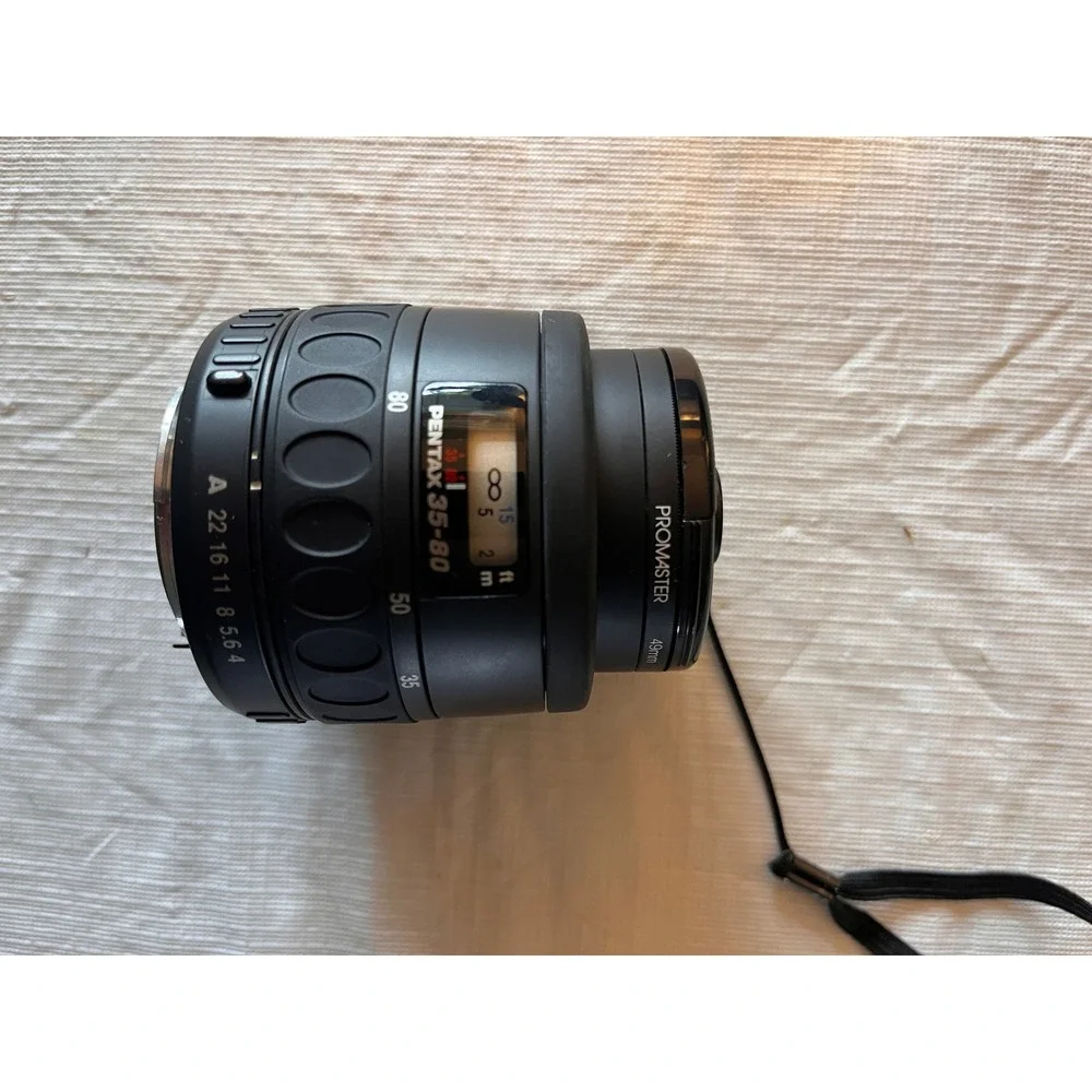 Pentax 80-200mm f4.7-5.6 and 35-80mm f4-5.6 SMC-F K-Mount Zoom Lens Set